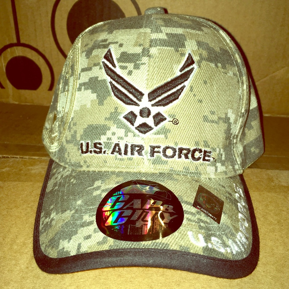 U.S. Air Force USAF Wings Navy Embroidered Cap.